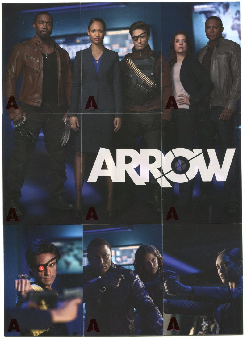 2015 Arrow Season 2 Red Foil Stamp Parallel Suicide Squad Chase Card Set Z1-Z9 - TvMovieCards.com