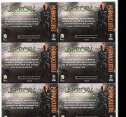 2015 Arrow Season 2 Red Foil Stamp Parallel Mirakuru Chase Card Set U1-U6 - TvMovieCards.com