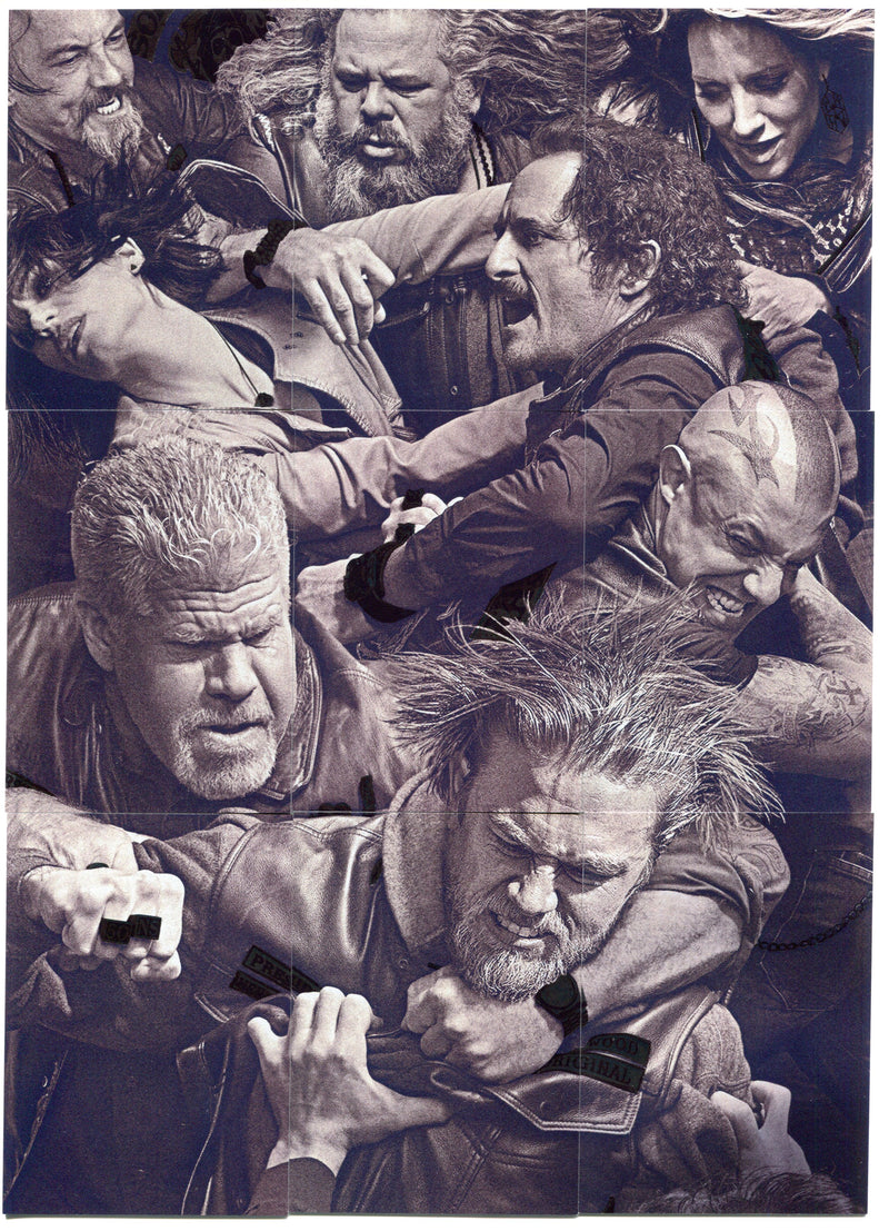2015 Sons of Anarchy Season 6 & 7 Silver Foil Brawl Puzzle Chase Card Set Z1 - Z - TvMovieCards.com