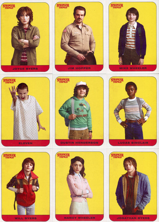 Stranger Things Season 1 One Sticker Card Set 20 Stickers Topps 2018   - TvMovieCards.com