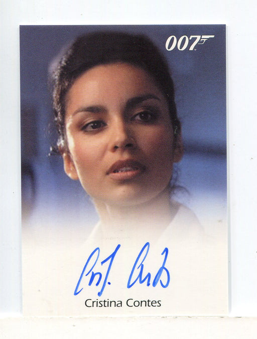 James Bond 50th Anniversary Series One Cristina Contes Autograph Card   - TvMovieCards.com