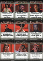 Battlestar Galactica Season One Autograph Card Lot 9 Different Cards - TvMovieCards.com