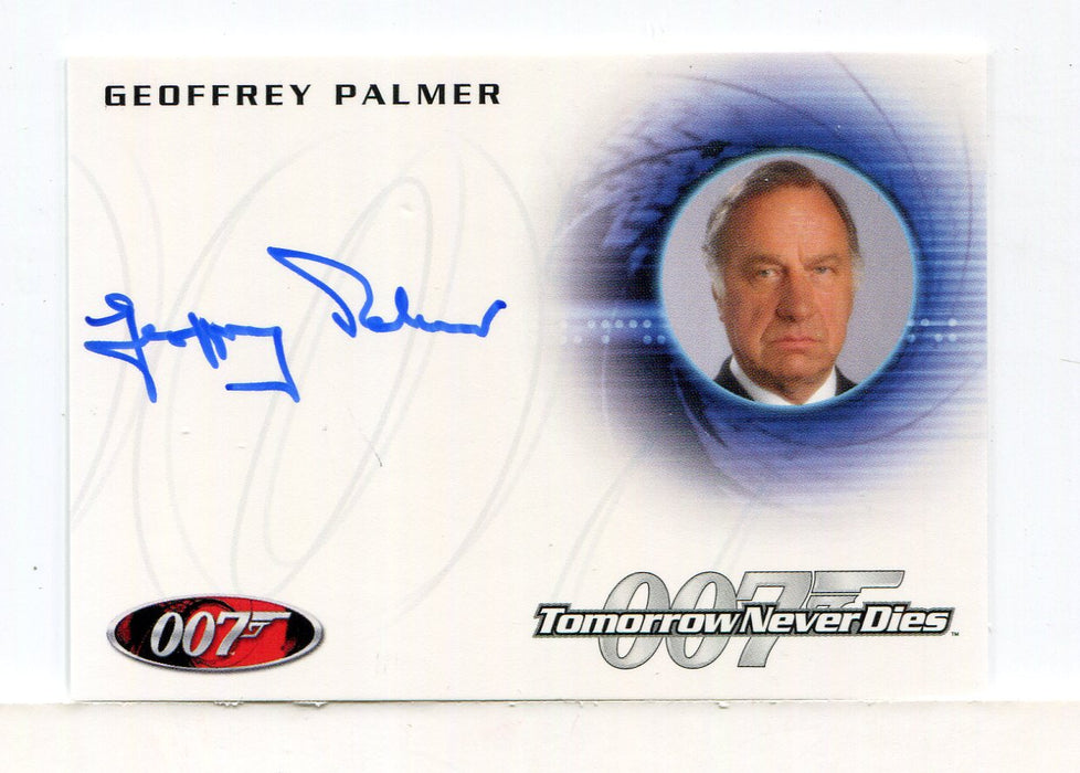 James Bond Mission Logs Geoffrey Palmer as Admiral Roebuck Autograph Card A157   - TvMovieCards.com