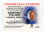 James Bond Mission Logs Geoffrey Palmer as Admiral Roebuck Autograph Card A157   - TvMovieCards.com