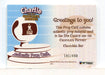 Charlie & Chocolate Factory Chocolate Bar Prop Card #141/490   - TvMovieCards.com