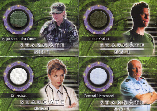 Stargate SG-1 Season Six Costume Card Set 4 Cards C17 thru C20   - TvMovieCards.com