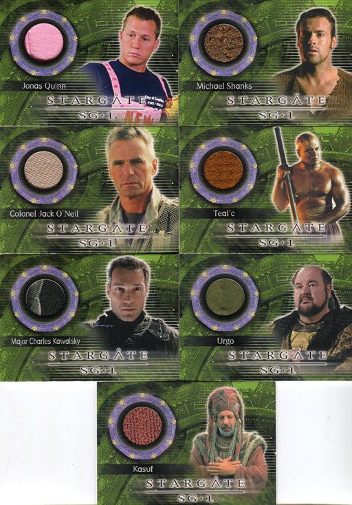 Stargate SG-1 Season Eight Costume Card Set 7 Cards C28 thru C34   - TvMovieCards.com