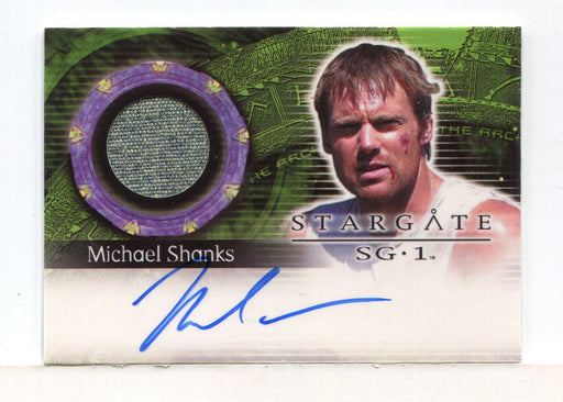 Stargate SG-1 Season Ten Michael Shanks Autograph Costume Card AC1   - TvMovieCards.com