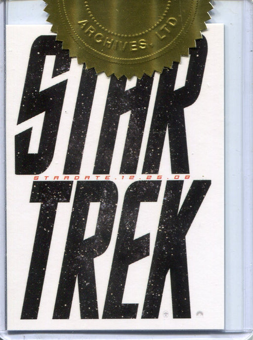 Star Trek The Complete Movies 2007 Star Date Case Chase Card MP1 #430/500   - TvMovieCards.com