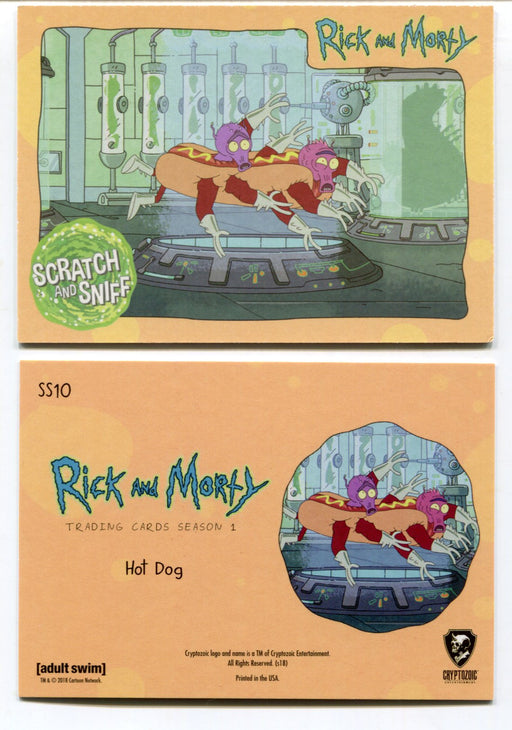 2018 Rick and Morty Season 1 Convention Trading Card Hot Dog Scratch SS10   - TvMovieCards.com