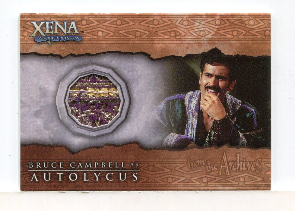 Xena Beauty and Brawn Bruce Campbell as Autolycus Costume Card C3 Gold   - TvMovieCards.com