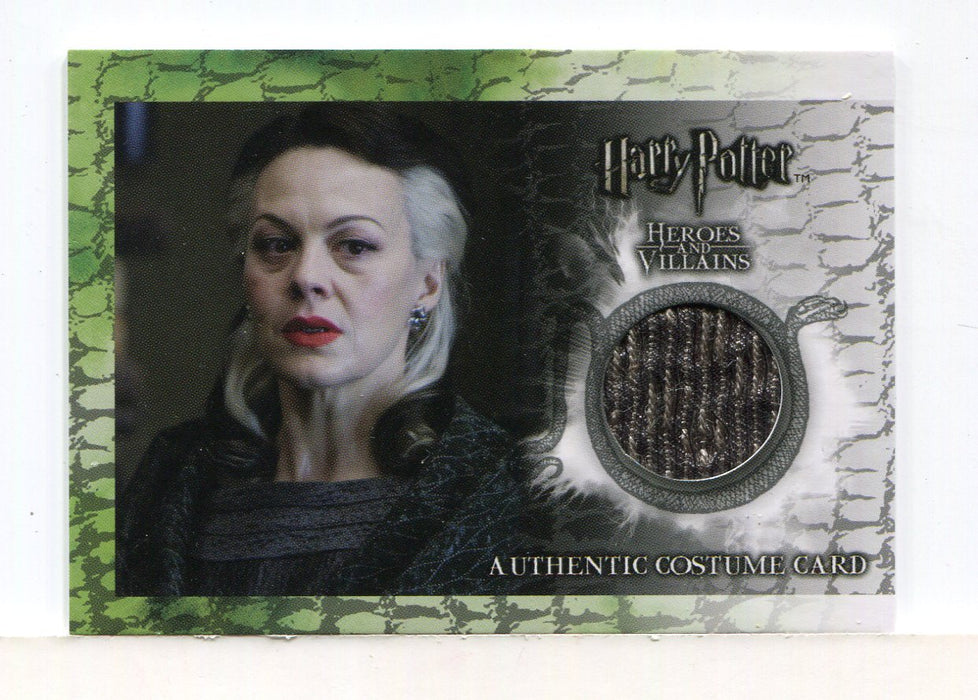 Harry Potter Heroes & Villains Narcissa Malfoy Costume Card C4 HP #361/430   - TvMovieCards.com