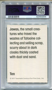 1977 Star Wars Wonder Bread Jawas #10 Trading Card PSA 6 EX-MT   - TvMovieCards.com