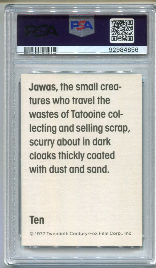 1977 Star Wars Wonder Bread Jawas #10 Trading Card PSA 6 EX-MT   - TvMovieCards.com
