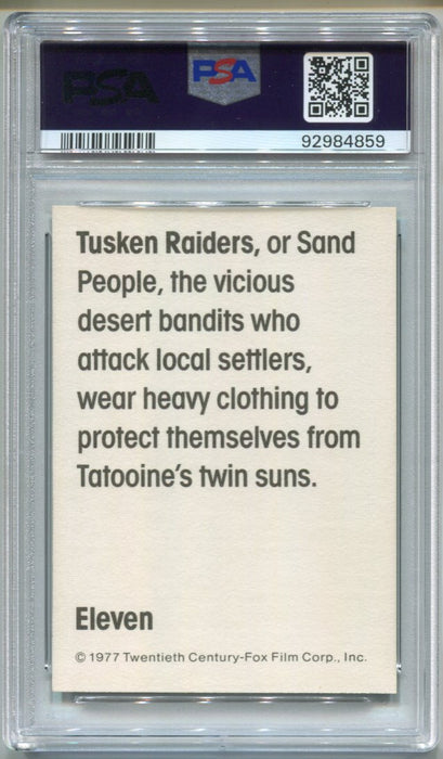 1977 Star Wars Wonder Bread Tusken Raiders #11 Trading Card PSA 7 NM   - TvMovieCards.com