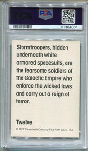 1977 Star Wars Wonder Bread Storm Troopers #12 Trading Card PSA 6 EX-MT   - TvMovieCards.com
