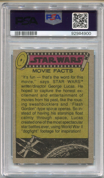 1977 Star Wars Harrison Ford As Han Solo #58 Trading Card PSA 4 VG-EX   - TvMovieCards.com