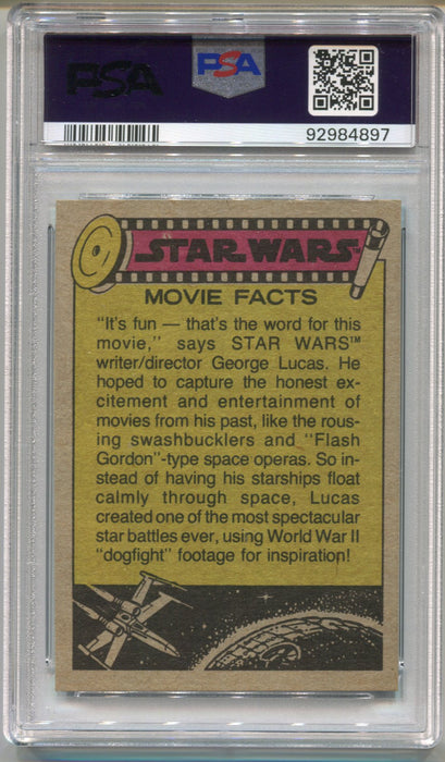 1977 Star Wars Harrison Ford As Han Solo #58 Trading Card PSA 7 NM   - TvMovieCards.com