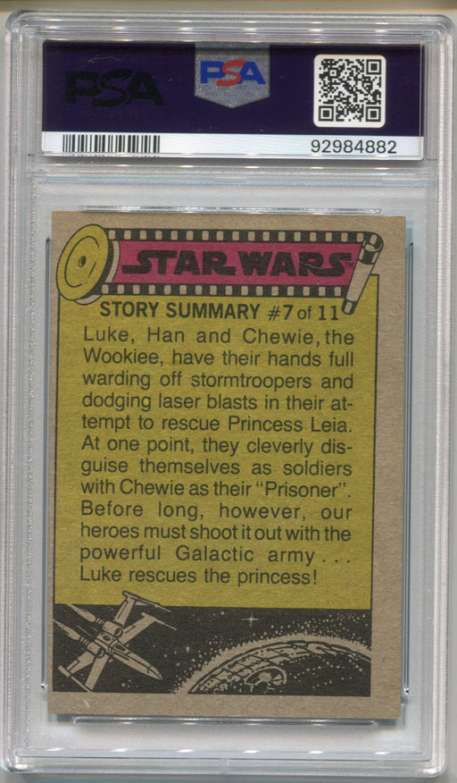 1977 Star Wars Mark Hamill in Control Room #61 Trading Card PSA 4 VG-EX   - TvMovieCards.com
