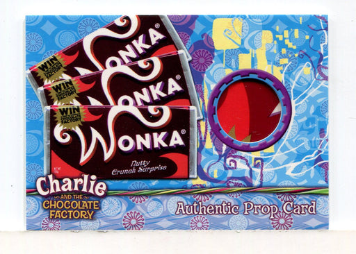 Charlie & Chocolate Factory Nutty Crunch Candy Wrapper Prop Card #059/290   - TvMovieCards.com