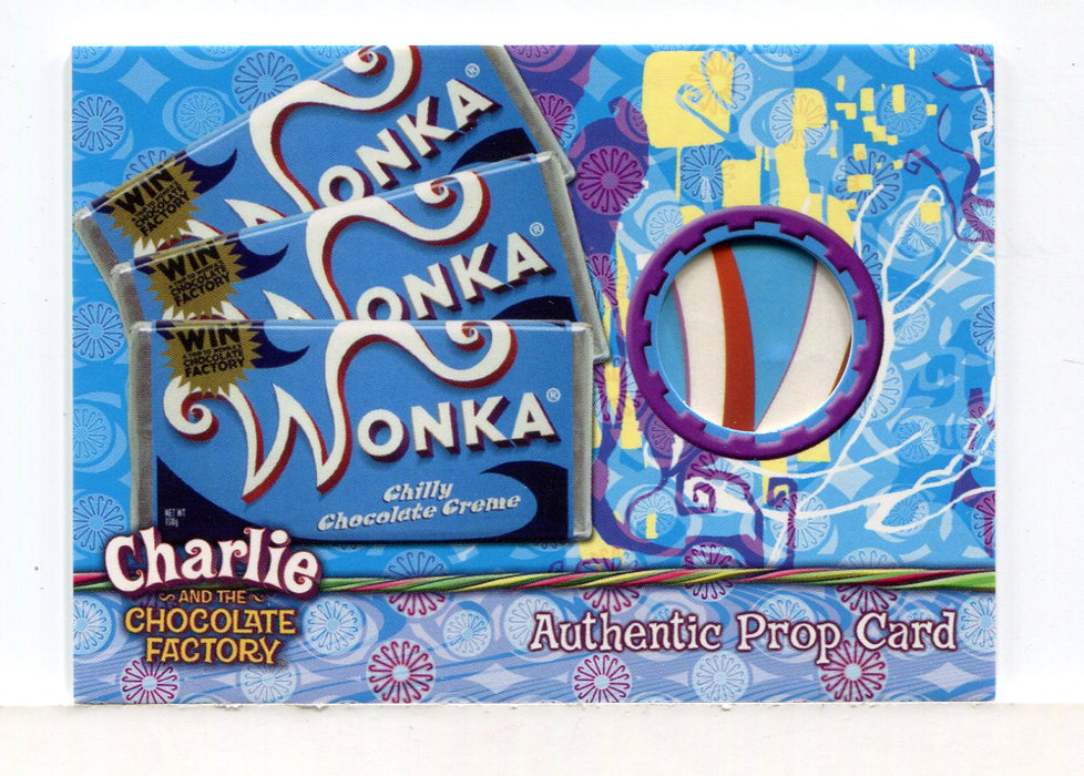 Charlie & Chocolate Factory Chocolate Creme Candy Wrapper Prop Card #219/290   - TvMovieCards.com