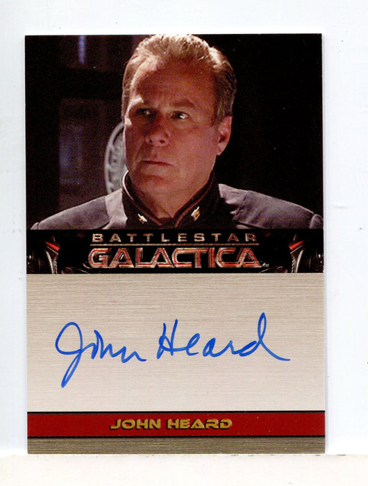 Battlestar Galactica Season Two John Heard Autograph Card   - TvMovieCards.com