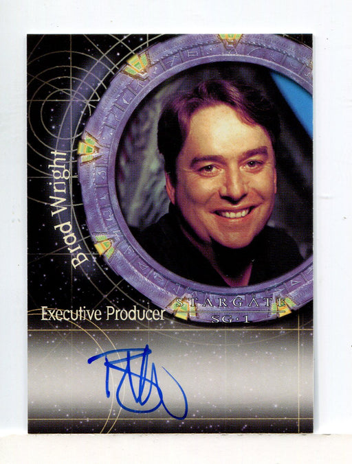 Stargate SG-1 Season Six Executive Producer Brad Wright Autograph Card A40   - TvMovieCards.com