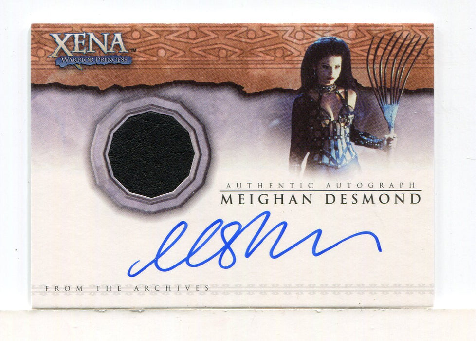 Xena Beauty and Brawn Meighan Desmond Autograph Costume Card AC3   - TvMovieCards.com