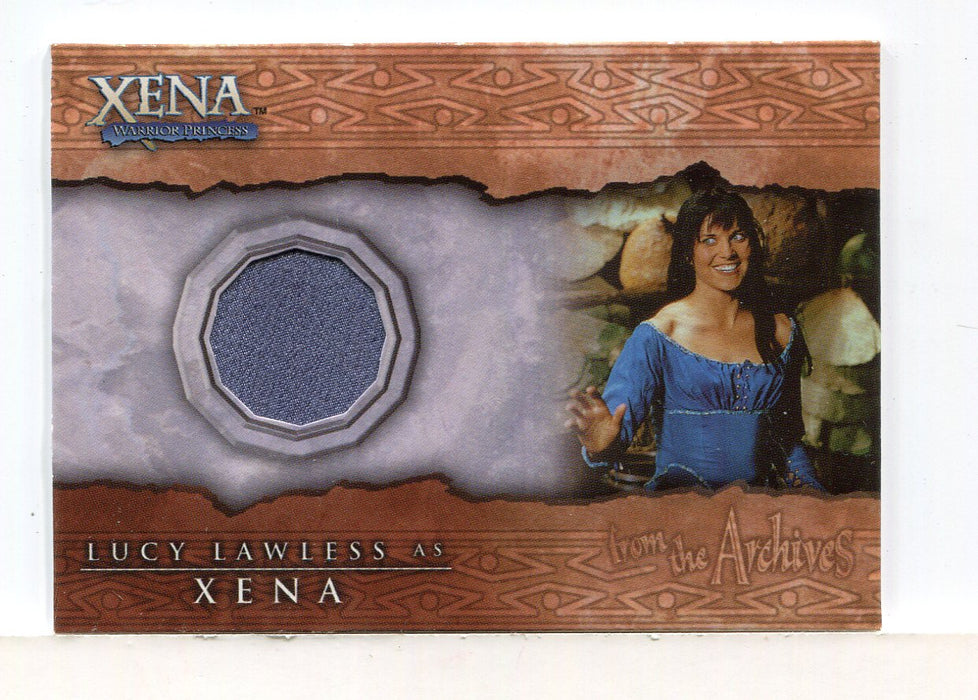 Xena Beauty and Brawn Lucy Lawless as Xena Costume Card C9   - TvMovieCards.com