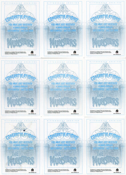 Munsters (2005) Autograph Sketch Card Lot 9 Cards   - TvMovieCards.com