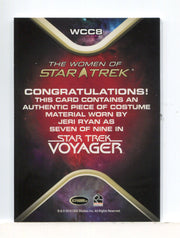 The Women of Star Trek WCC8 Jeri Ryan as Seven of Nine Costume Card 2010   - TvMovieCards.com