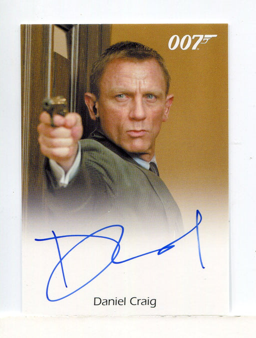 James Bond Archives 2014 Edition Daniel Craig Autograph Card   - TvMovieCards.com