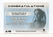 Battlestar Galactica Colonial Warriors Sarah Rush Autograph Card A18   - TvMovieCards.com