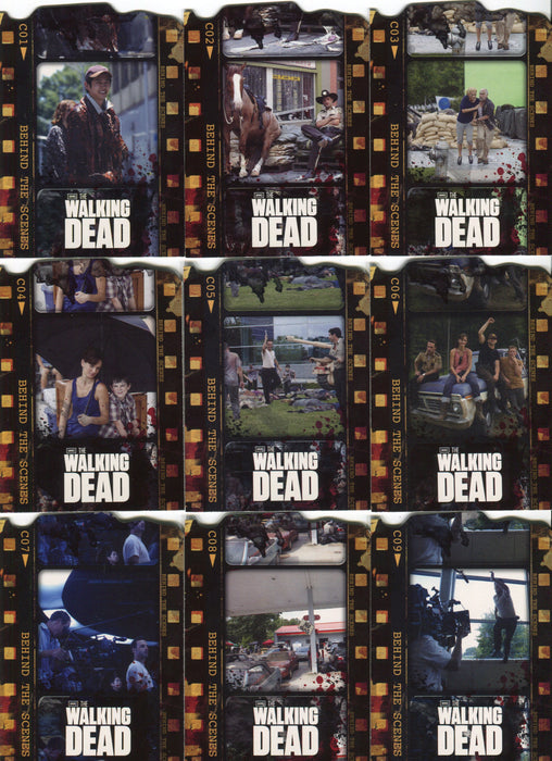 Walking Dead Season 1 Behind The Scenes Die Cut Chase Card Set C01 thru C09   - TvMovieCards.com