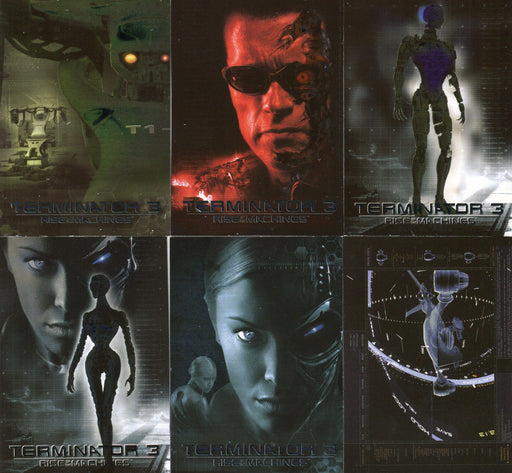 Terminator 3 Rise of the Machines Foil Chase Card Set C1 thru C6   - TvMovieCards.com