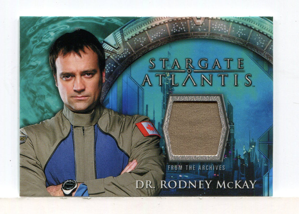 Stargate Atlantis Season One Dr. Rodney McKay Costume Card   - TvMovieCards.com