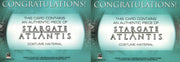 Stargate Atlantis Season One Chaya Sar Costume Card Variants   - TvMovieCards.com