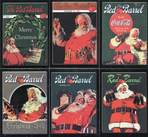 Coca Cola Holiday Canvas Chase Card Set C1 thru C6 Comic Images 2001   - TvMovieCards.com