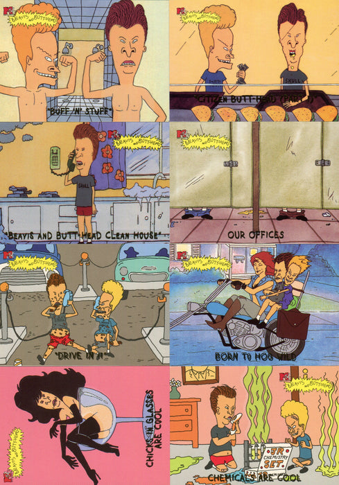 Beavis & Butthead MTV Scratch n'Sniff Chase Cards Set 10 Cards Fleer Ultra 1994   - TvMovieCards.com