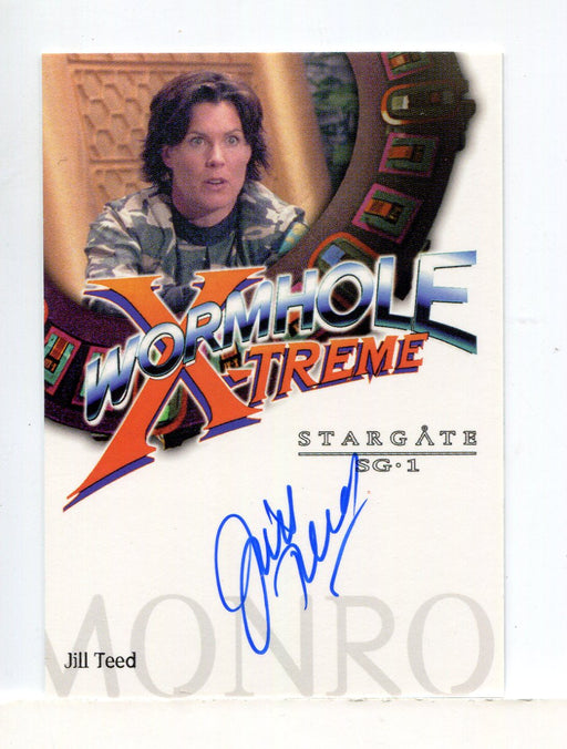 Stargate SG-1 Wormhole X-Treme Jill Teed Stacy Monroe Autograph Card WXA2   - TvMovieCards.com