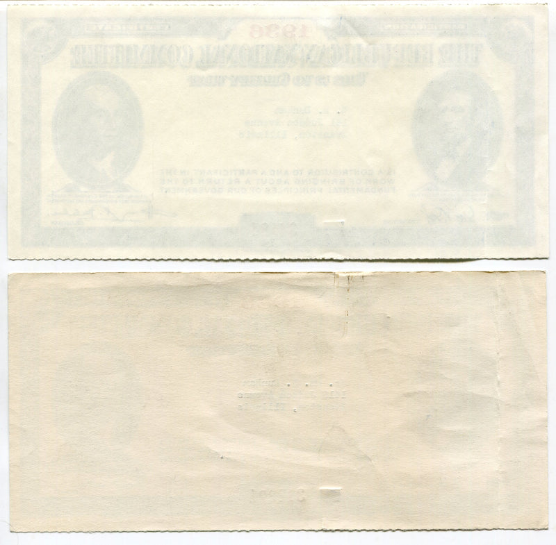 (2) 1936 Republican National Committee Participant Certificate - TvMovieCards.com