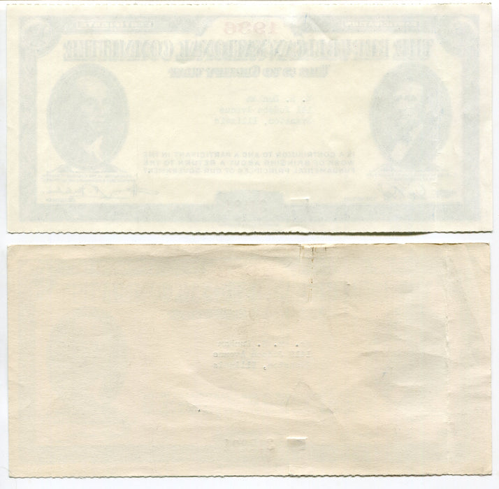 (2) 1936 Republican National Committee Participant Certificate - TvMovieCards.com