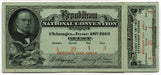 1912 Republican National Convention Ticket Second Day Guest William H Taft - TvMovieCards.com