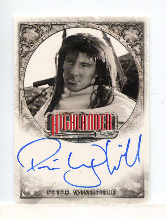 Highlander Peter Wingfield as Methos Expansion Autograph Card IA3   - TvMovieCards.com