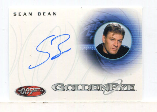 James Bond 40th Anniversary Expansion Sean Bean Autograph Card A26   - TvMovieCards.com