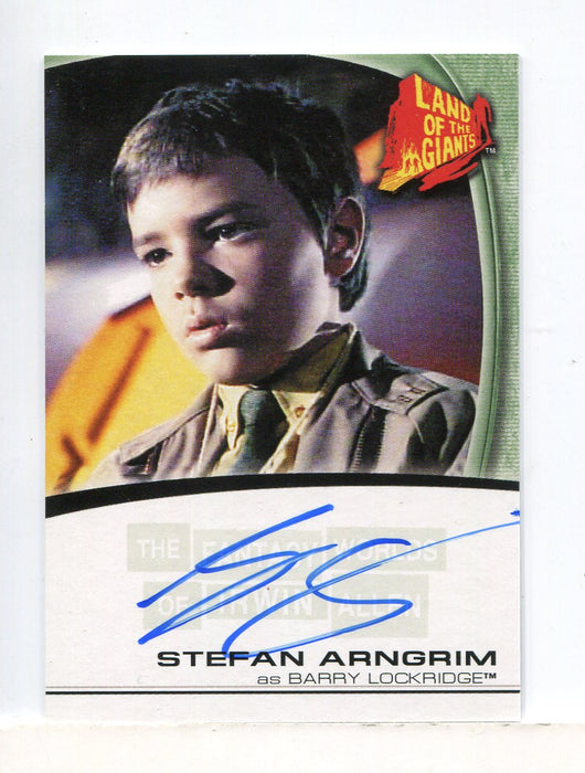 Fantasy Worlds of Irwin Allen Land of Giants Stefan Arngrim Autograph Card A14   - TvMovieCards.com