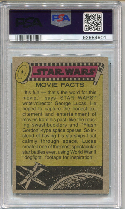 1977 Star Wars Harrison Ford As Han Solo #58 Trading Card PSA 8 NM-MT   - TvMovieCards.com