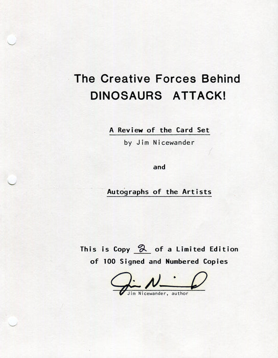 Dinosaurs Attack 1988 Limited Edition Creative Forces Set Review Autograph Cards   - TvMovieCards.com