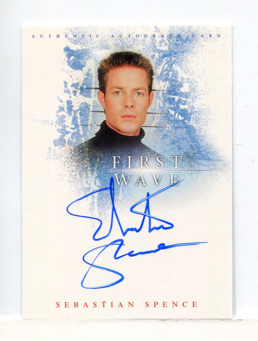 First Wave Sebastian Spence as Cade Foster Autograph Card A1   - TvMovieCards.com