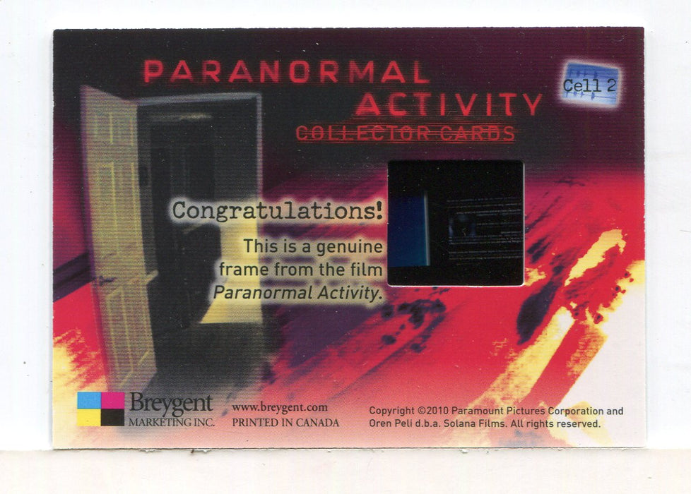 Paranormal Activity Movie Film Cell Chase Card Cell 2   - TvMovieCards.com